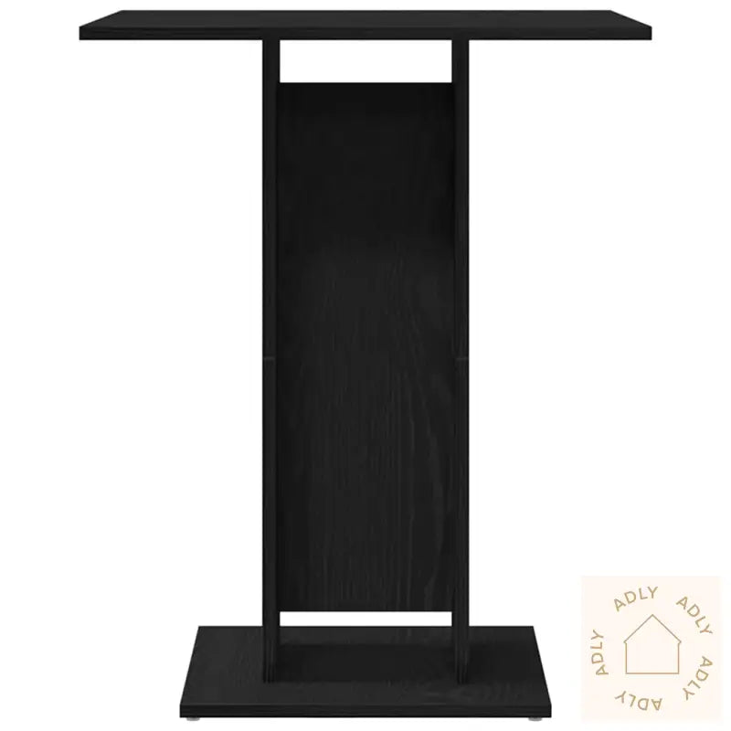 Bistrobord Svart Eik 60X60X75 Cm Konstruert Tre