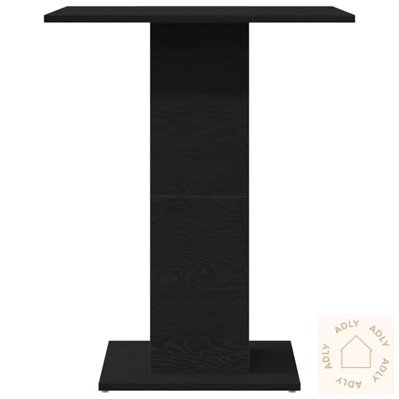 Bistrobord Svart Eik 60X60X75 Cm Konstruert Tre
