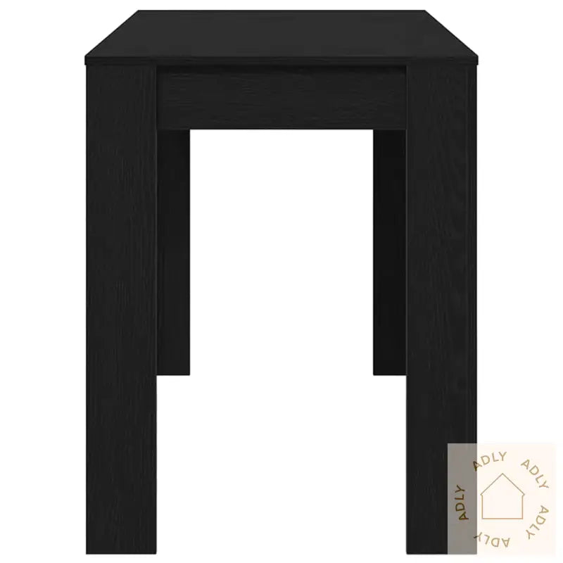 Spisebord Svart Eik 120X60X76 Cm Konstruert Tre