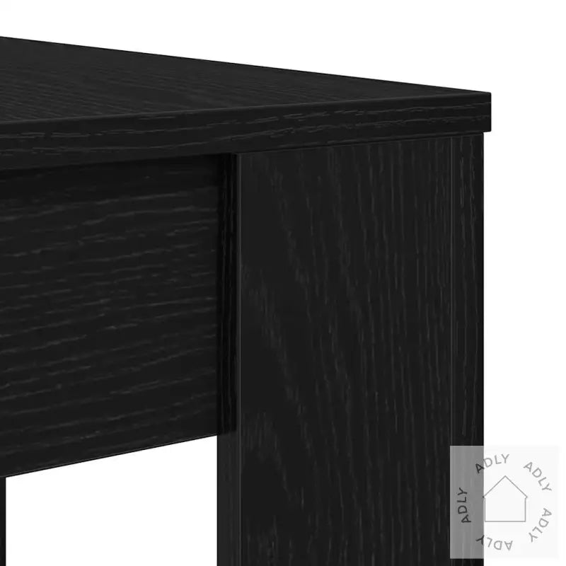 Spisebord Svart Eik 120X60X76 Cm Konstruert Tre