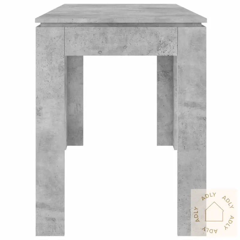 Spisebord Betonggrå 120X60X76 Cm Konstruert Tre
