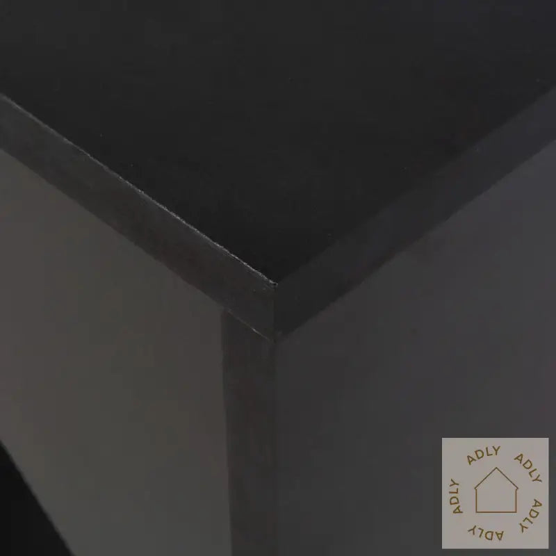 Barbord Med Flyttbar Hylle Svart 138X39X110 Cm
