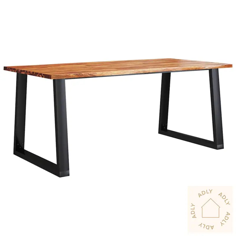Spisebord Med Naturlig Kant 180X90X75 Cm Heltre Akasie