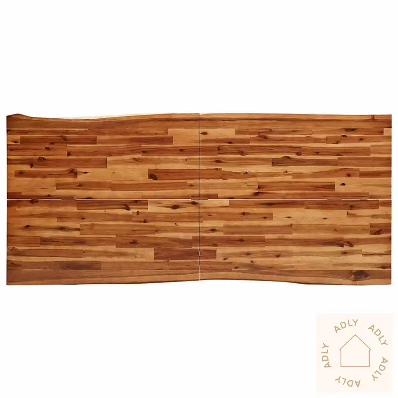 Spisebord Med Naturlig Kant 200X90X75 Cm Heltre Akasie