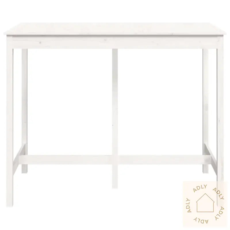 Barbord Hvit 140X80X110 Cm Heltre Furu