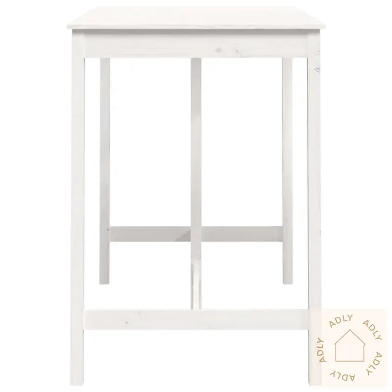 Barbord Hvit 140X80X110 Cm Heltre Furu