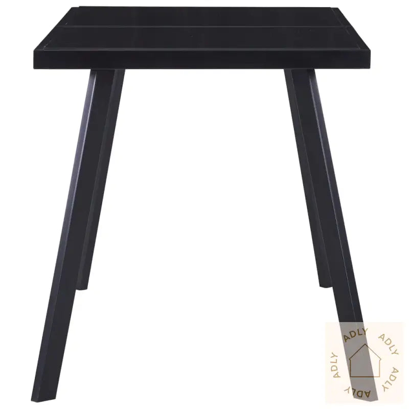 Spisebord Svart 140X70X75 Cm Herdet Glass