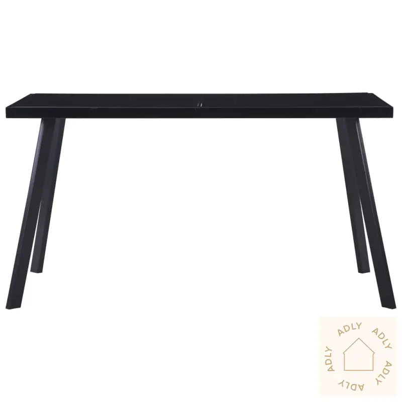 Spisebord Svart 140X70X75 Cm Herdet Glass