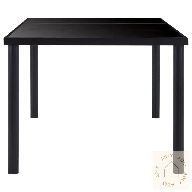 Spisebord Svart 160X80X75 Cm Herdet Glass