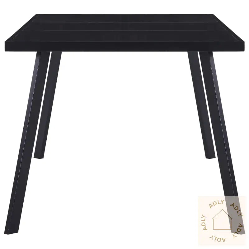 Spisebord Svart 160X80X75 Cm Herdet Glass