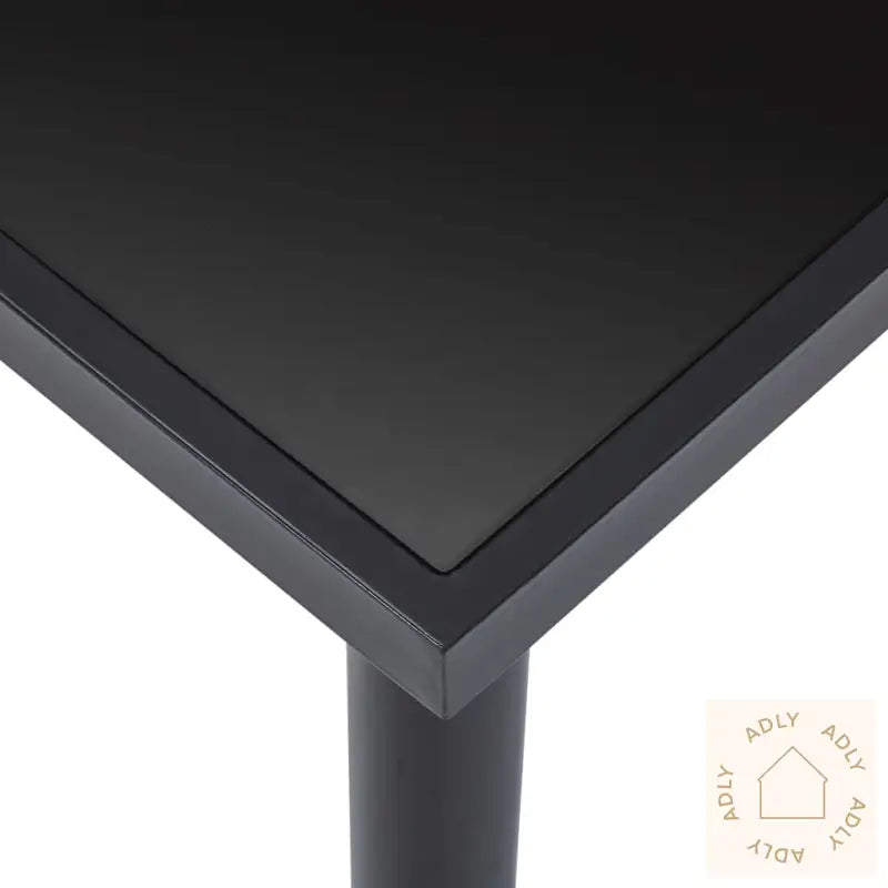 Spisebord Svart 200X100X75 Cm Herdet Glass