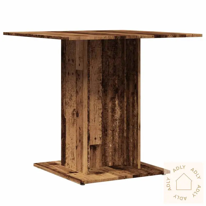 Spisebord Gammelt Tre 80X80X75 Cm Konstruert Tre