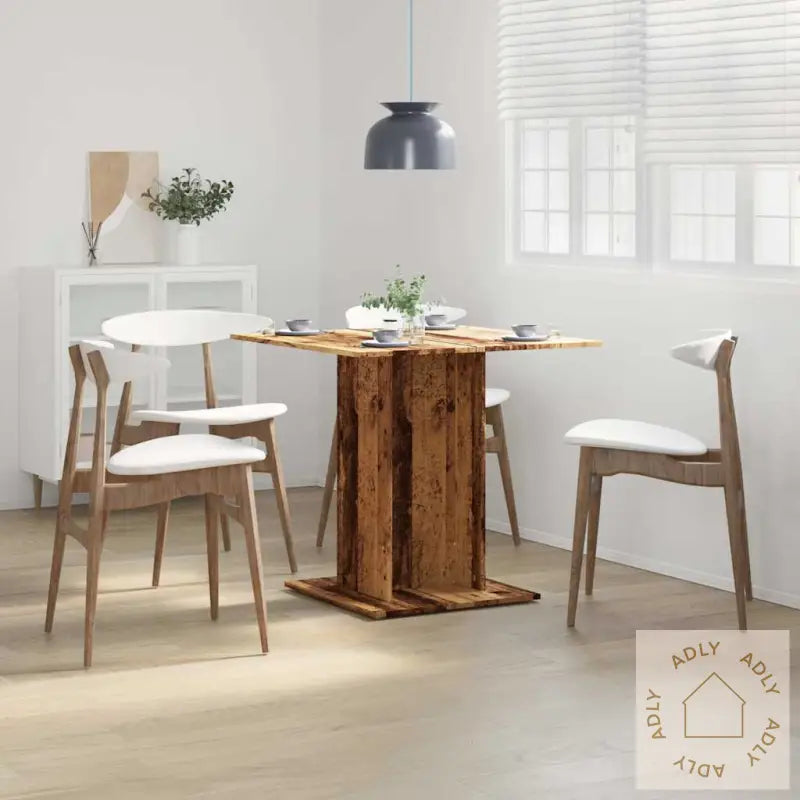 Spisebord Gammelt Tre 80X80X75 Cm Konstruert Tre