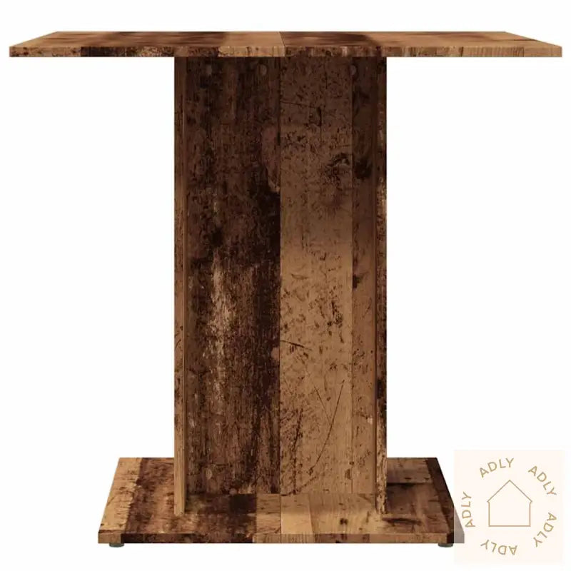 Spisebord Gammelt Tre 80X80X75 Cm Konstruert Tre