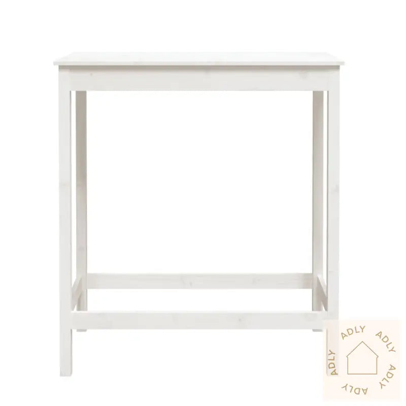 Barbord Hvit 100X50X110 Cm Heltre Furu