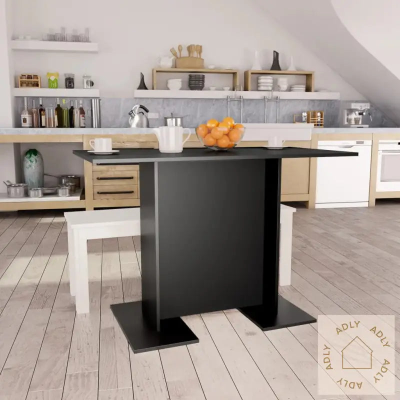 Spisebord Svart 110X60X75 Cm Konstruert Tre