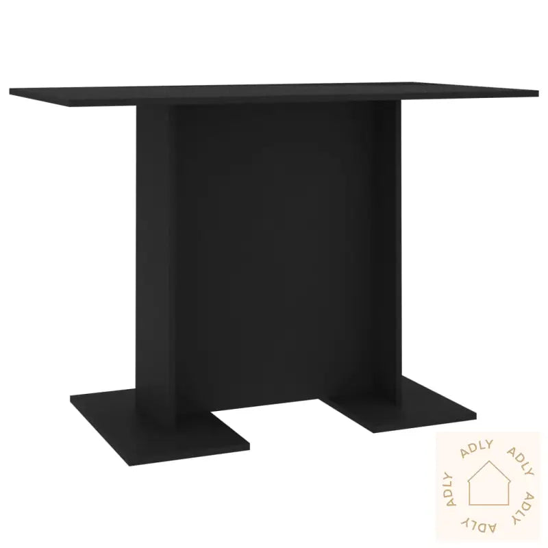 Spisebord Svart 110X60X75 Cm Konstruert Tre