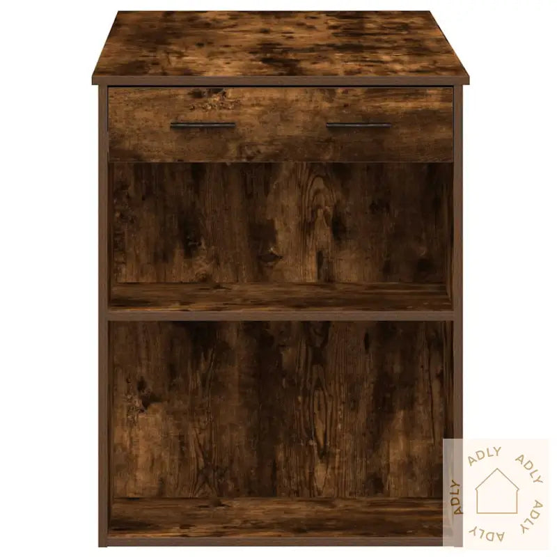 Skrivebord Med Skuff Og Hylle 102X62X77,5 Cm Konstruert Tre