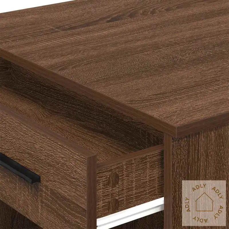 Skrivebord Med Skuff Og Hylle 102X62X77,5 Cm Konstruert Tre