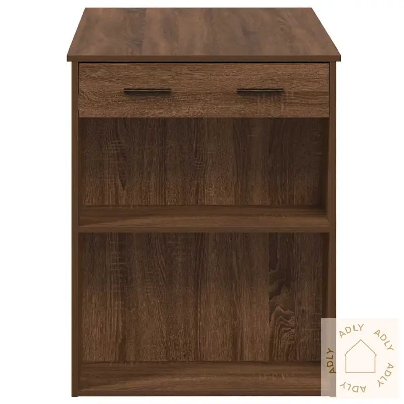 Skrivebord Med Skuff Og Hylle 102X62X77,5 Cm Konstruert Tre