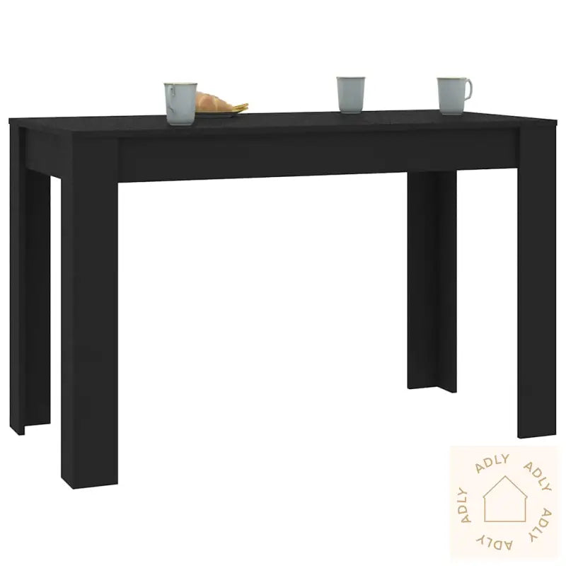 Spisebord Svart 120X60X76 Cm Konstruert Tre