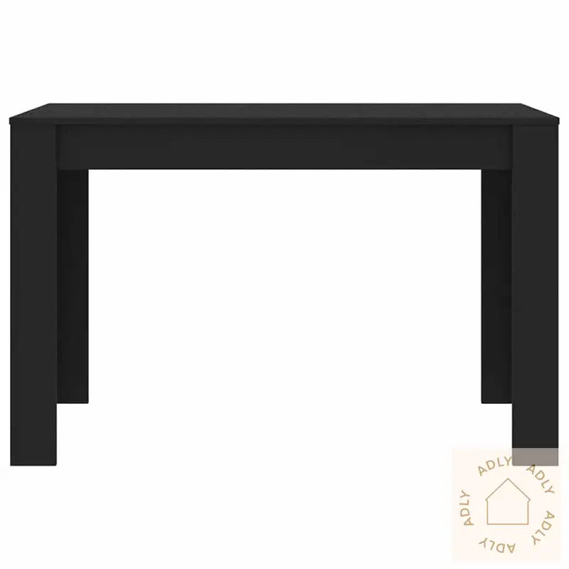 Spisebord Svart 120X60X76 Cm Konstruert Tre