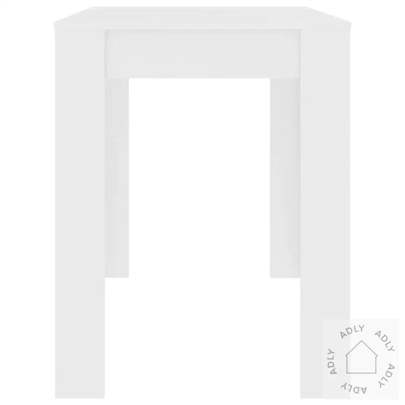 Spisebord Hvit 120X60X76 Cm Konstruert Tre