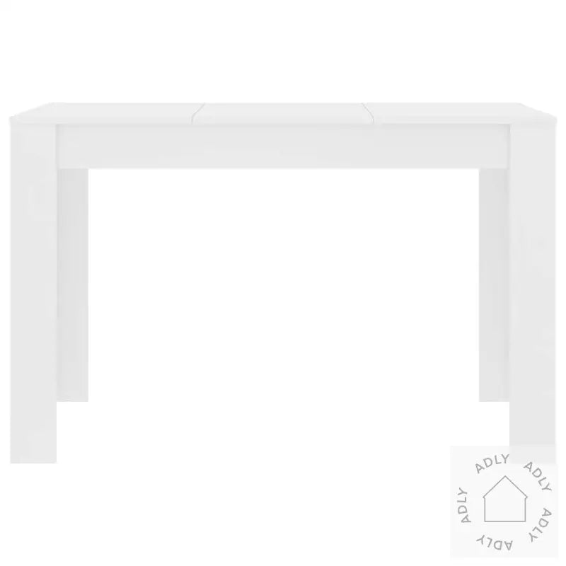 Spisebord Hvit 120X60X76 Cm Konstruert Tre