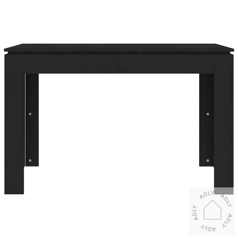 Spisebord Svart 120X60X76 Cm Konstruert Tre