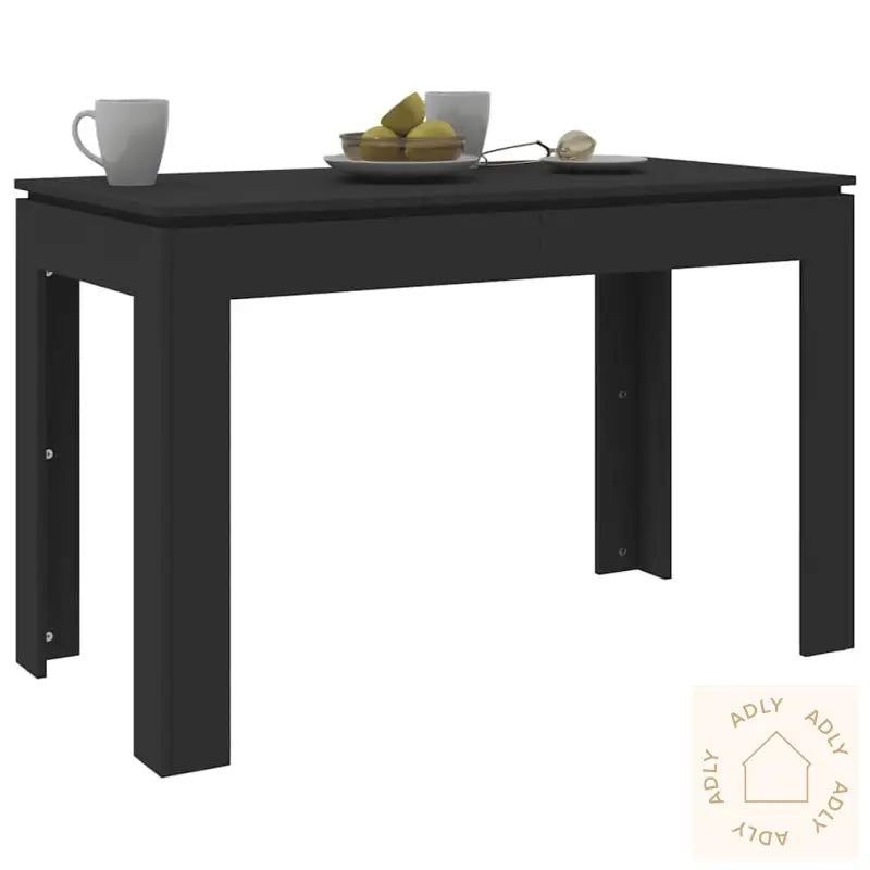 Spisebord Svart 120X60X76 Cm Konstruert Tre