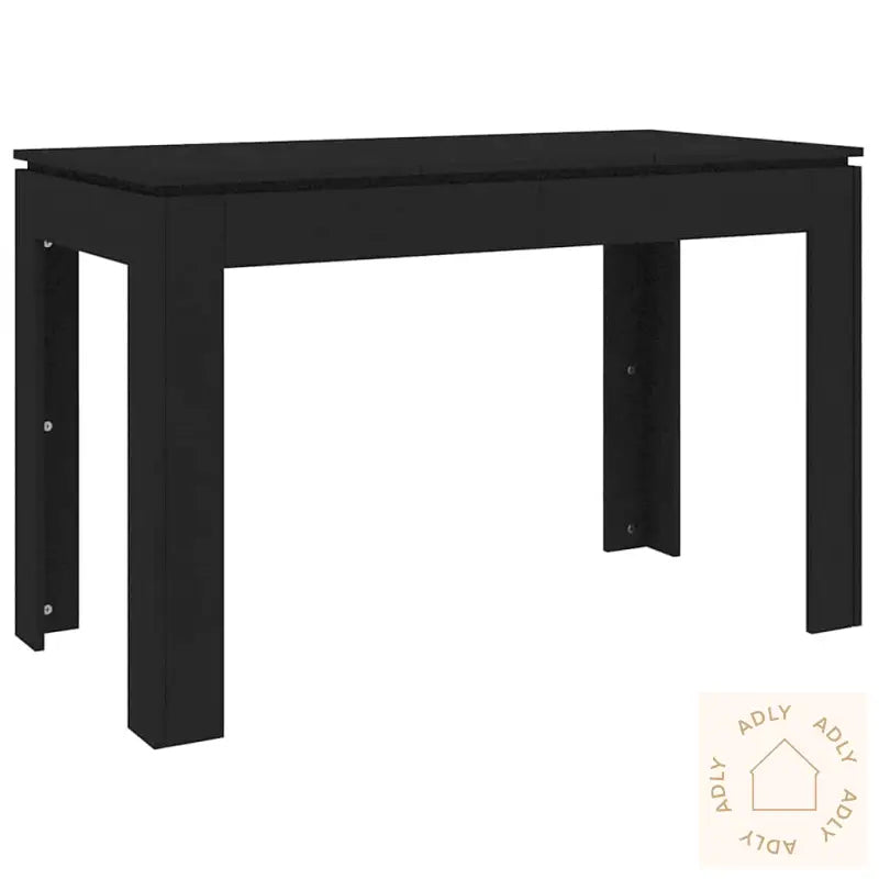 Spisebord Svart 120X60X76 Cm Konstruert Tre