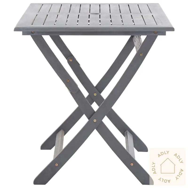 Utendørs Spisestue 7 Deler Heltre Akasie Grå