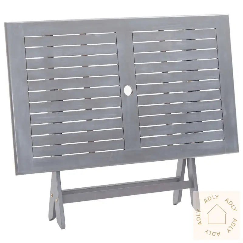 Utendørs Spisestue 7 Deler Heltre Akasie Grå