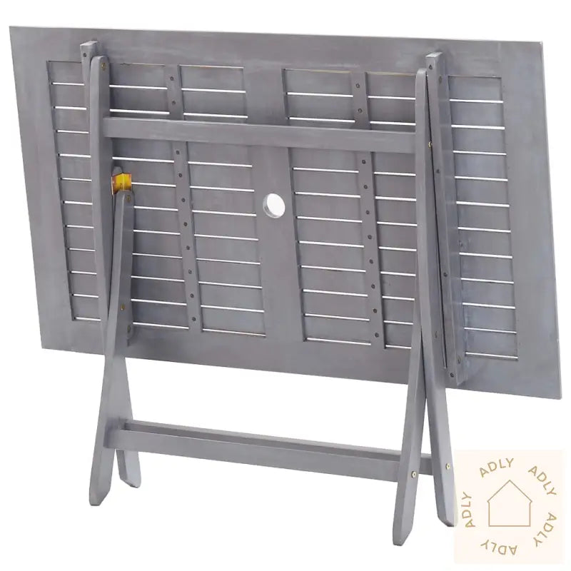 Utendørs Spisestue 7 Deler Heltre Akasie Grå