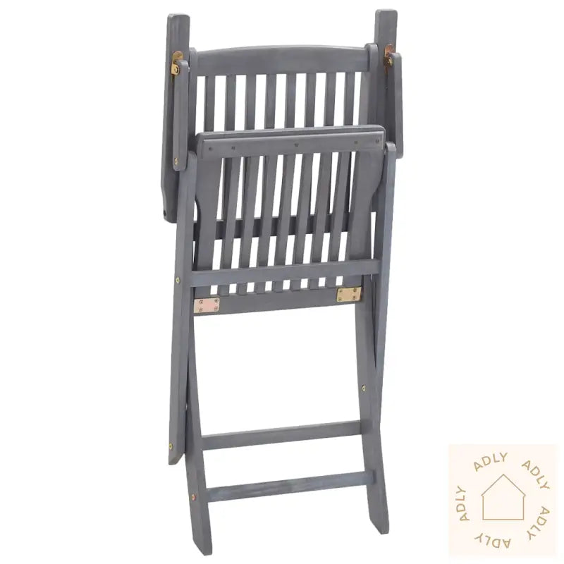 Utendørs Spisestue 7 Deler Heltre Akasie Grå