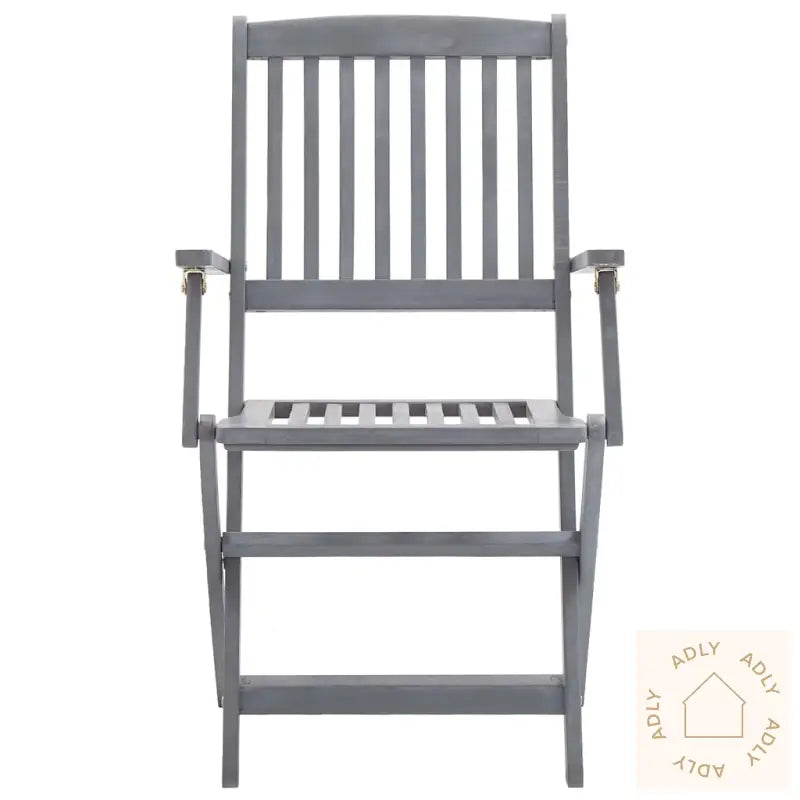 Utendørs Spisestue 7 Deler Heltre Akasie Grå