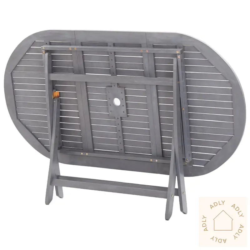 Utendørs Spisestue 7 Deler Heltre Akasie Grå