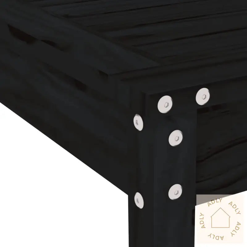 Hagespisestue 5 Deler Svart Heltre Furu