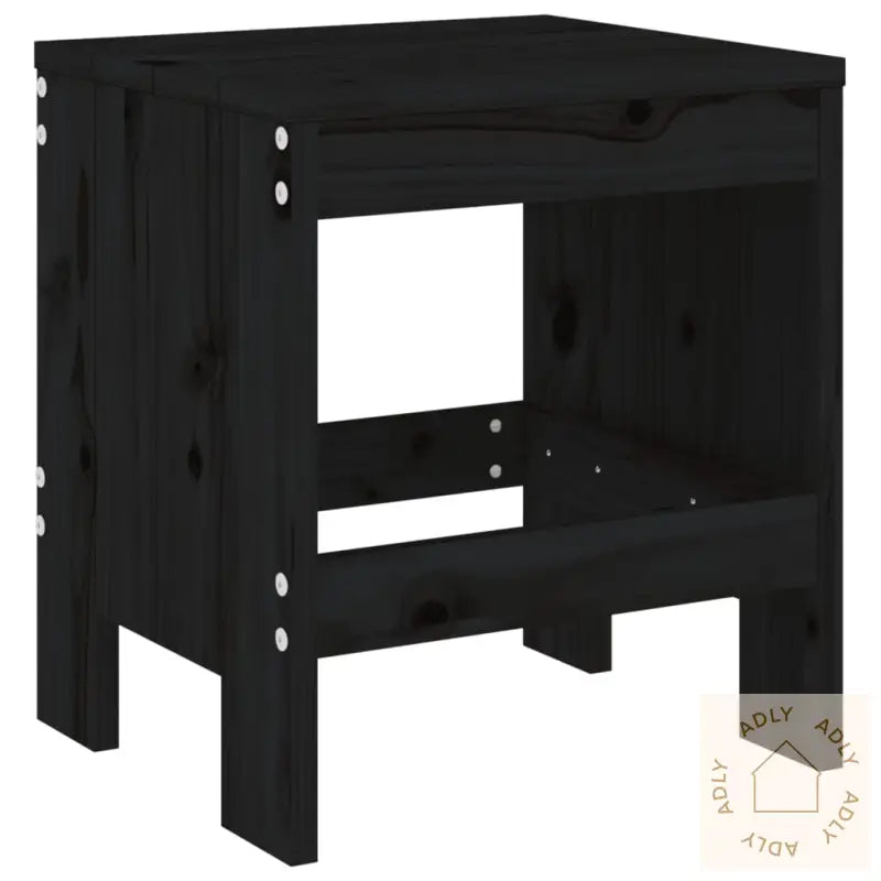 Hagespisestue 5 Deler Svart Heltre Furu