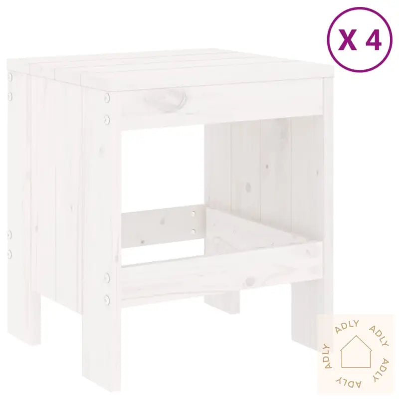 Hagespisestue 5 Deler Hvit Heltre Furu