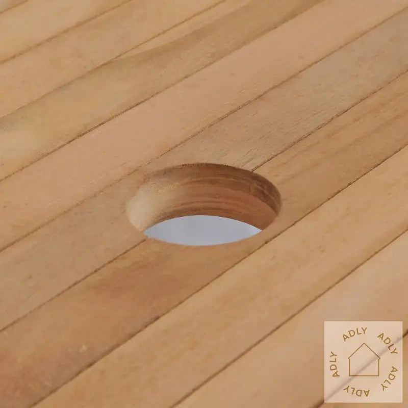 Utendørs Spisestue Med Brettbare Stoler 11 Deler Heltre Teak