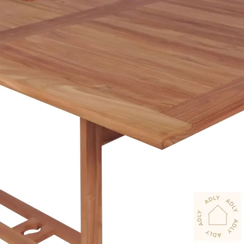 Utendørs Spisestue Med Brettbare Stoler 11 Deler Heltre Teak