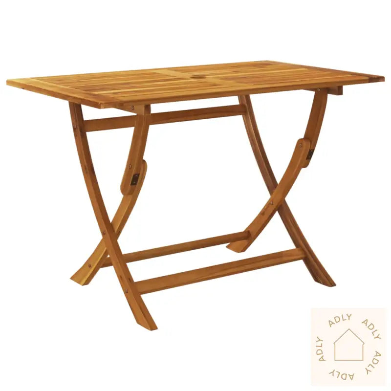 Utendørs Sammenleggbar Spisestue 7 Deler Heltre Akasie