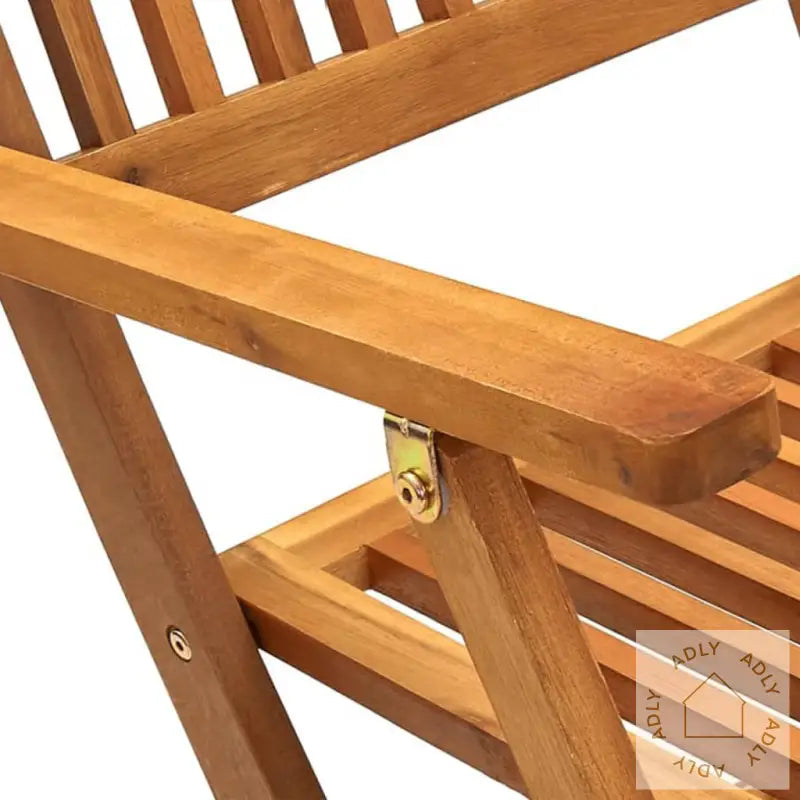 Utendørs Sammenleggbar Spisestue 7 Deler Heltre Akasie