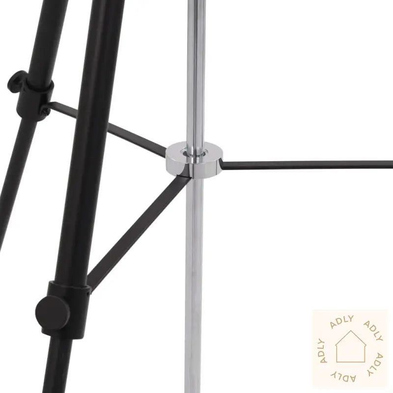Stående Lampe E27 Svart Og Gull 51 Cm