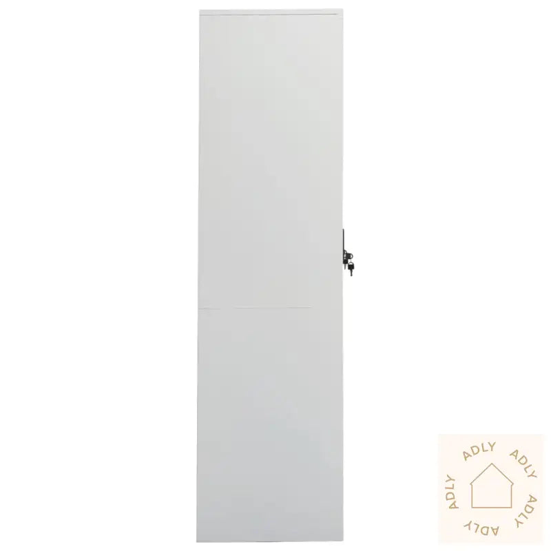 Garderobe Lysegrå 80X50X180 Cm Stål