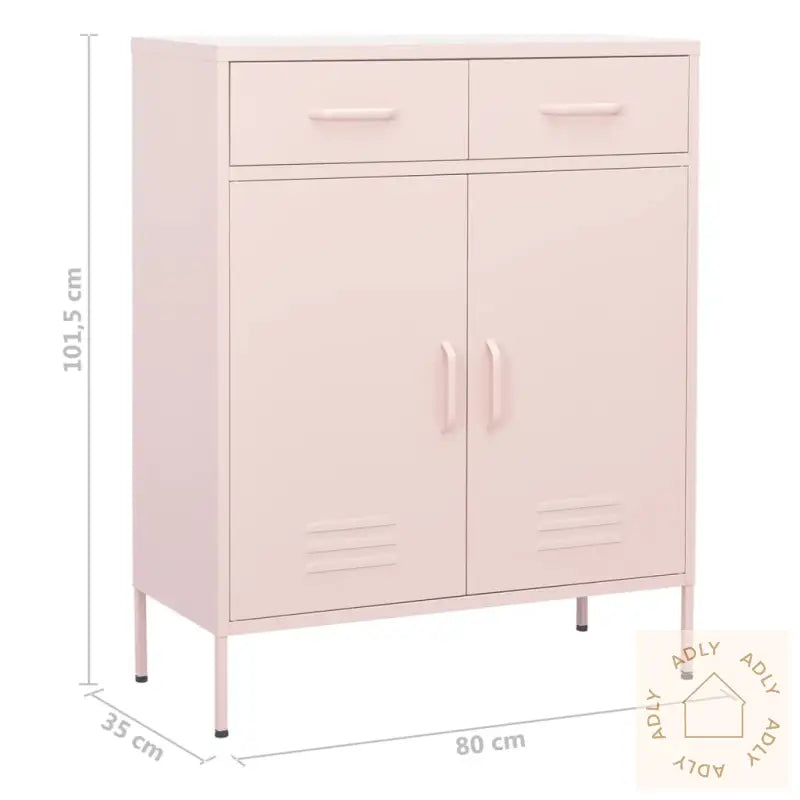 Oppbevaringsskap Rosa 80X35X101,5 Cm Stål