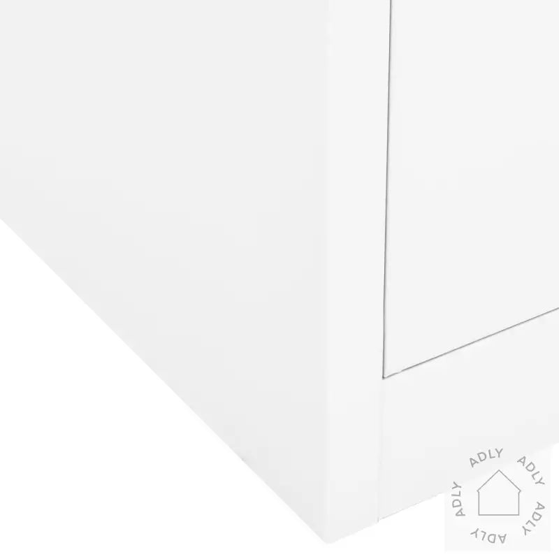 Kontorskap Hvit 90X40X102 Cm Stål