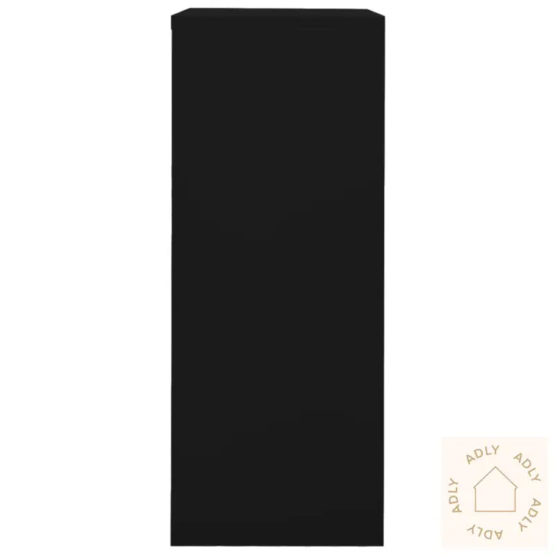 Kontorskap Svart 90X40X102 Cm Stål