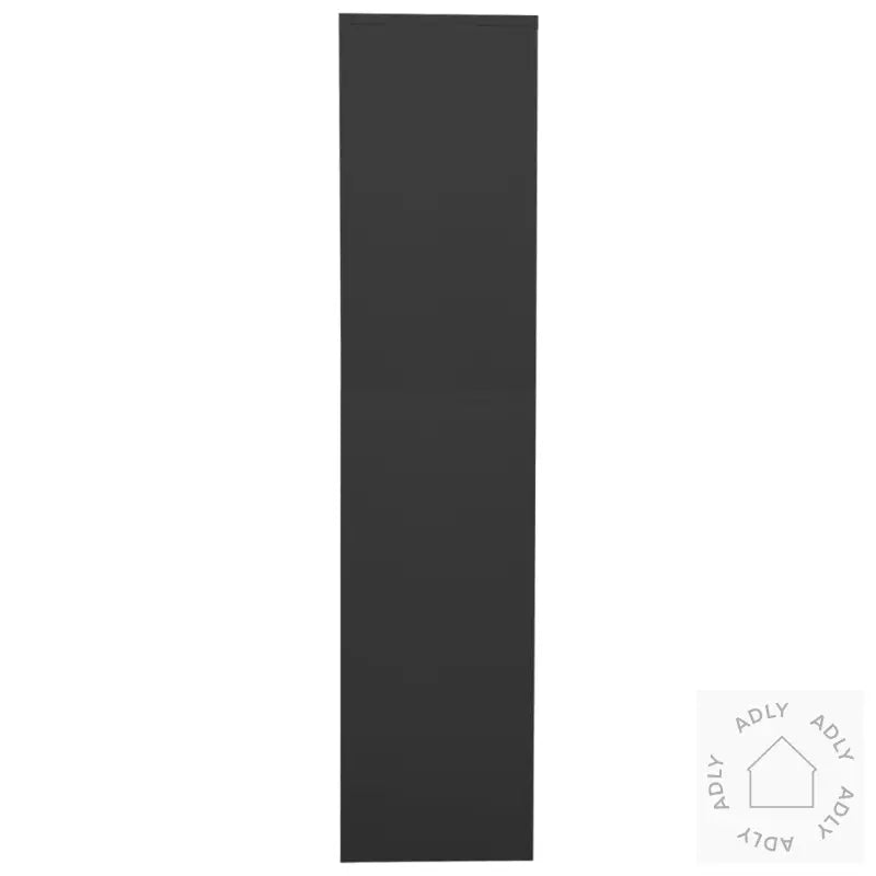 Kontorskap Antrasitt 90X40X180 Cm Stål